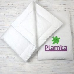 Хлопковое одеяло и подушка для малыша, , м00000898, Plamka (Poland), Постільна білизна